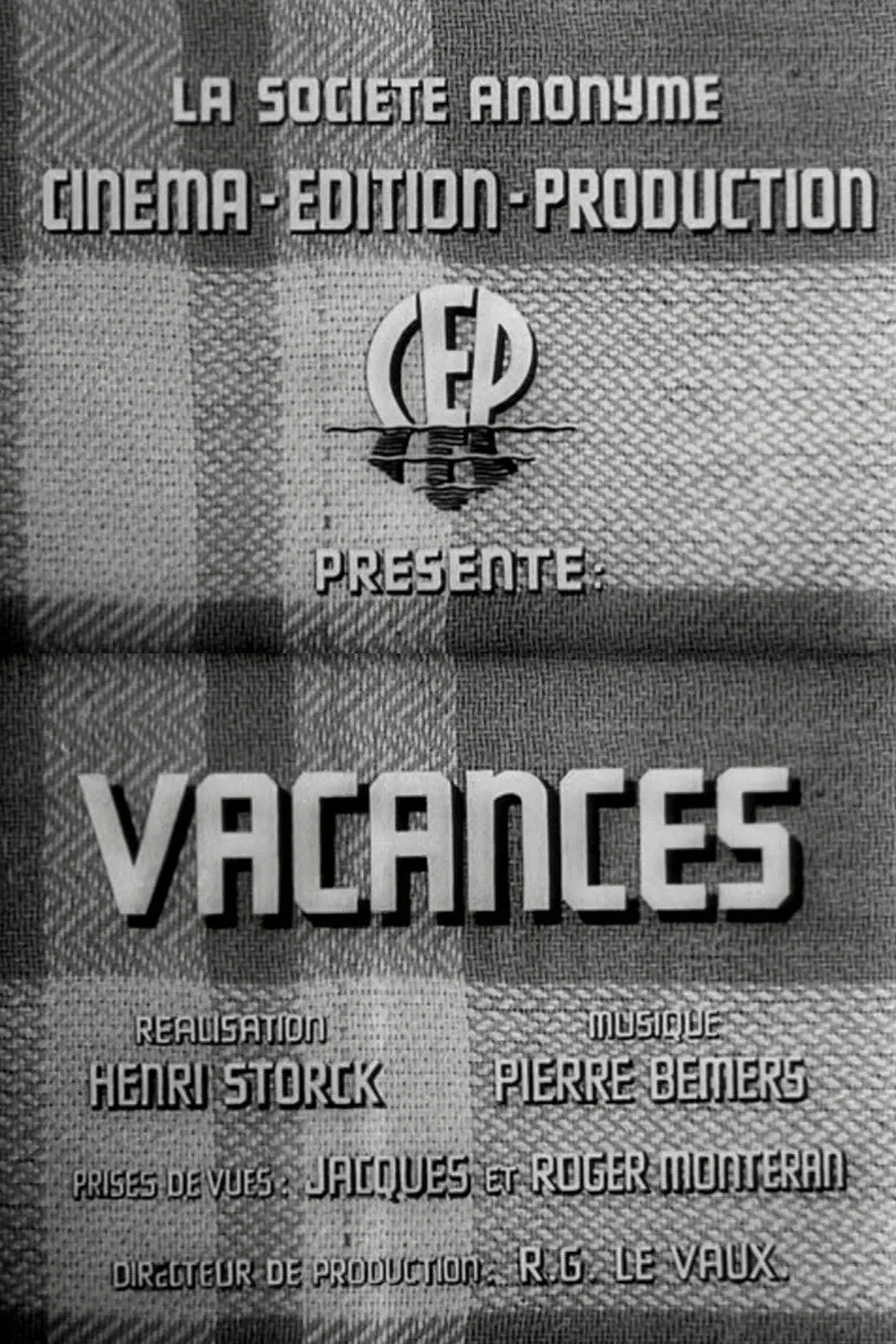 Vacances (1938)